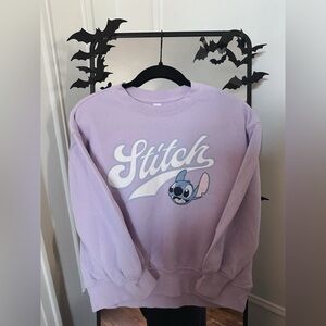Old Navy x Disney Lavender Stitch Sweatshirt (Kids L 10–12)